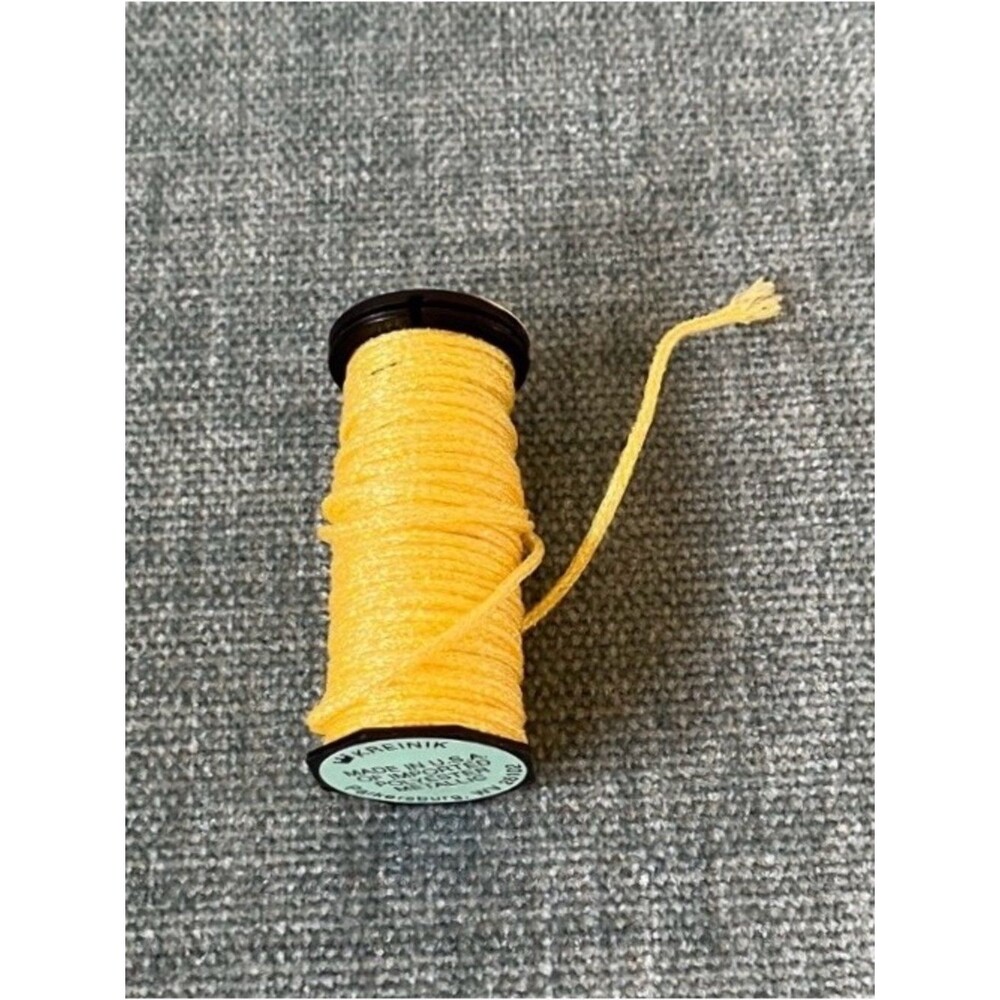 Sparkly Yellow Needlepoint Thread Yarn